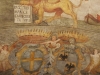 Malcesine, Malereien auf der Decke des palazzo dei capitani